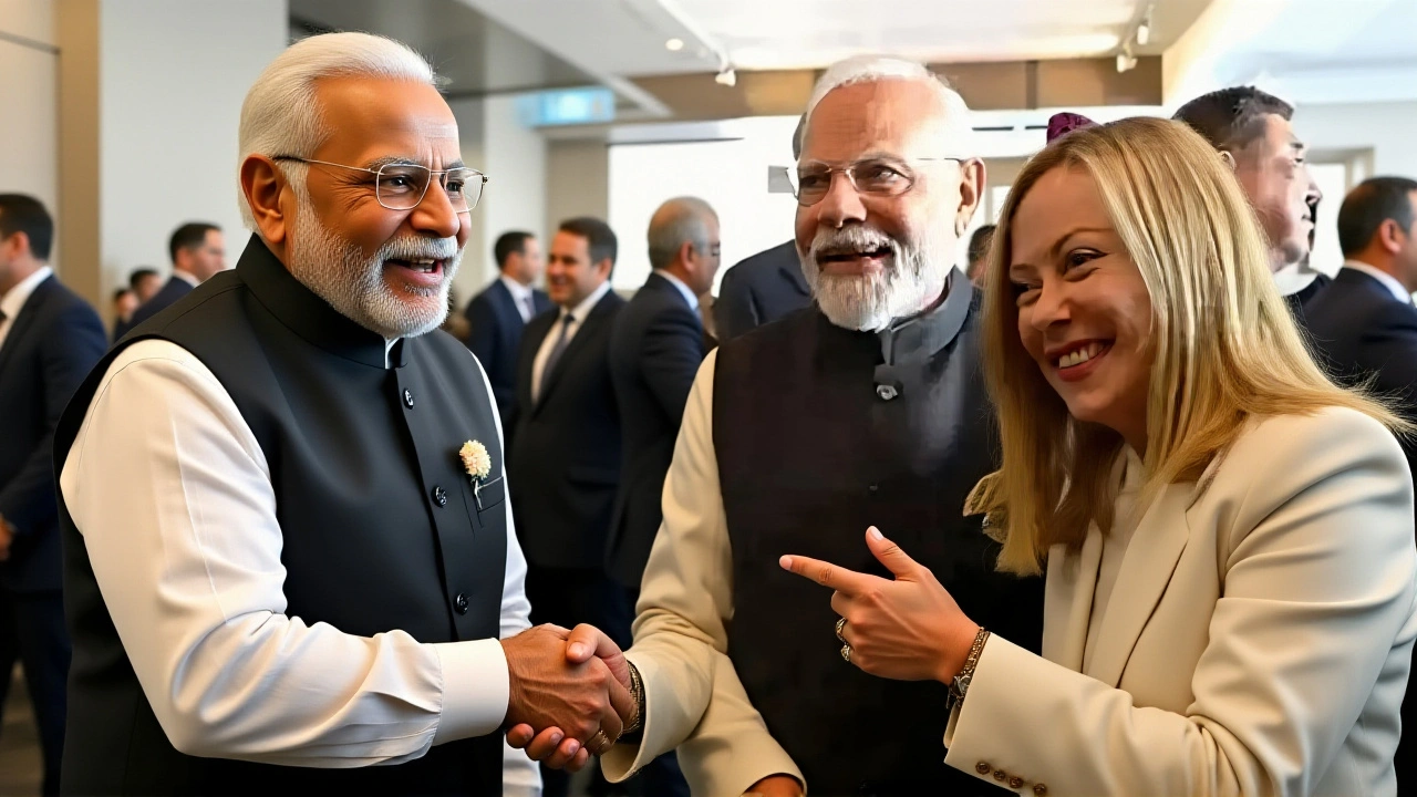 ग7 शिखर में मोदी‑मेलोनी का मिलन: "आप सबसे उत्तम" टिप्पणी वायरल